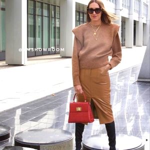 MANGO Shoulder detail sweater